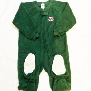 Sleeper toddler boys size 2T polyester fleece new green zipper